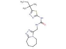 N-[5-(1,1-dimethylpropyl)-1,3,4-thiadiazol-2-yl]-N'-(6,7,8,9-tetrahydro-5H-[1,2,4]triazolo[4,3-a]azepin-3-ylmethyl)urea