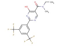 2-[3,5-bis(trifluoromethyl)phenyl]-N-ethyl-4-hydroxy-N-methylpyrimidine-5-carboxamide
