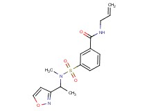 N-allyl-3-{[(1-isoxazol-3-ylethyl)(methyl)amino]sulfonyl}benzamide