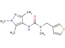 N-methyl-N-(3-thienylmethyl)-N'-(1,3,5-trimethyl-1H-pyrazol-4-yl)urea