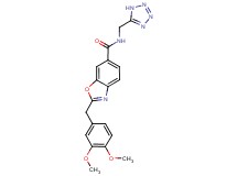 2-(3,4-dimethoxybenzyl)-N-(1H-tetrazol-5-ylmethyl)-1,3-benzoxazole-6-carboxamide