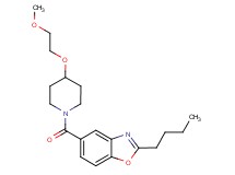 2-butyl-5-{[4-(2-methoxyethoxy)-1-piperidinyl]carbonyl}-1,3-benzoxazole