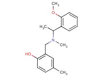 2-{[[1-(2-methoxyphenyl)ethyl](methyl)amino]methyl}-4-methylphenol