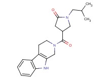 1-isobutyl-4-(1,3,4,9-tetrahydro-2H-beta-carbolin-2-ylcarbonyl)-2-pyrrolidinone