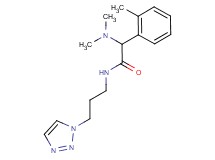 2-(dimethylamino)-2-(2-methylphenyl)-N-[3-(1H-1,2,3-triazol-1-yl)propyl]acetamide
