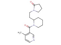 1-(2-{1-[(4-methyl-3-pyridinyl)carbonyl]-2-piperidinyl}ethyl)-2-pyrrolidinone
