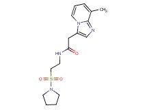 2-(8-methylimidazo[1,2-a]pyridin-3-yl)-N-[2-(pyrrolidin-1-ylsulfonyl)ethyl]acetamide