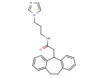2-(10,11-dihydro-5H-dibenzo[a,d][7]annulen-5-yl)-N-[3-(1H-imidazol-1-yl)propyl]acetamide