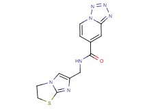 N-(2,3-dihydroimidazo[2,1-b][1,3]thiazol-6-ylmethyl)tetrazolo[1,5-a]pyridine-7-carboxamide