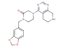 1-(1,3-benzodioxol-5-ylmethyl)-4-(5,6,7,8-tetrahydropyrido[3,4-d]pyrimidin-4-yl)piperazin-2-one