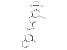 N-{4-[(2,2-dimethylpropanoyl)amino]-3-methoxyphenyl}-4-oxo-4H-chromene-2-carboxamide