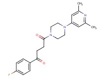 4-[4-(2,6-dimethyl-4-pyridinyl)-1-piperazinyl]-1-(4-fluorophenyl)-4-oxo-1-butanone