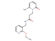 N-[(2-ethoxypyridin-3-yl)methyl]-3-(6-methyl-2-oxopyridin-1(2H)-yl)propanamide