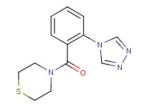 4-[2-(4H-1,2,4-triazol-4-yl)benzoyl]thiomorpholine