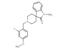 1'-(2-fluoro-4-methoxybenzyl)-1-methylspiro[indole-3,4'-piperidin]-2(1H)-one