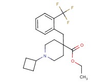 ethyl 1-cyclobutyl-4-[2-(trifluoromethyl)benzyl]-4-piperidinecarboxylate