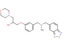 1-(3-{[(2,1,3-benzoxadiazol-5-ylmethyl)(methyl)amino]methyl}phenoxy)-3-(4-morpholinyl)-2-propanol