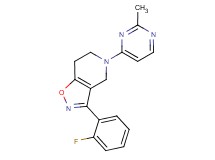 3-(2-fluorophenyl)-5-(2-methylpyrimidin-4-yl)-4,5,6,7-tetrahydroisoxazolo[4,5-c]pyridine
