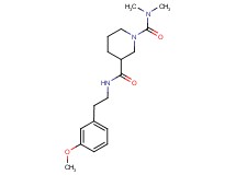 N~3~-[2-(3-methoxyphenyl)ethyl]-N~1~,N~1~-dimethyl-1,3-piperidinedicarboxamide