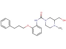 3-(hydroxymethyl)-4-methyl-N-[2-(3-phenylpropoxy)phenyl]piperazine-1-carboxamide