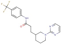 3-(1-pyrimidin-2-ylpiperidin-3-yl)-N-[4-(trifluoromethyl)phenyl]propanamide