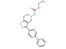 2-(3-biphenyl-4-yl-6,7-dihydroisoxazolo[4,5-c]pyridin-5(4H)-yl)-N-ethylacetamide