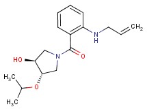 (3S*,4S*)-1-[2-(allylamino)benzoyl]-4-isopropoxypyrrolidin-3-ol