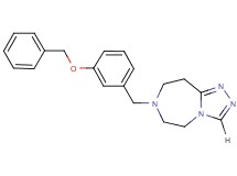 7-[3-(benzyloxy)benzyl]-6,7,8,9-tetrahydro-5H-[1,2,4]triazolo[4,3-d][1,4]diazepine