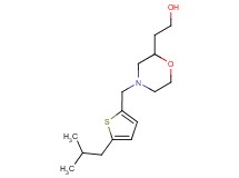 2-{4-[(5-isobutyl-2-thienyl)methyl]morpholin-2-yl}ethanol
