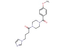 1-[4-(1H-imidazol-1-yl)butanoyl]-4-(4-methoxybenzoyl)piperazine