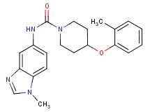 N-(1-methyl-1H-benzimidazol-5-yl)-4-(2-methylphenoxy)piperidine-1-carboxamide