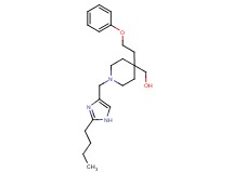 [1-[(2-butyl-1H-imidazol-4-yl)methyl]-4-(2-phenoxyethyl)-4-piperidinyl]methanol
