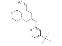 4-(2-{[4-(trifluoromethyl)pyridin-2-yl]oxy}hex-5-en-1-yl)morpholine