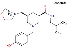 (3R,5S)-1-(4-hydroxybenzyl)-N-isobutyl-5-(4-morpholinylmethyl)-3-piperidinecarboxamide