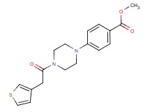 methyl 4-[4-(3-thienylacetyl)-1-piperazinyl]benzoate