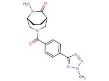 (1S*,5R*)-6-methyl-3-[4-(2-methyl-2H-tetrazol-5-yl)benzoyl]-3,6-diazabicyclo[3.2.2]nonan-7-one