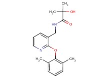 N-{[2-(2,6-dimethylphenoxy)pyridin-3-yl]methyl}-2-hydroxy-2-methylpropanamide