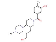 5-{[(3R*,4S*)-3-(3-hydroxypropyl)-4-(4-methylpiperazin-1-yl)piperidin-1-yl]carbonyl}-2-methylphenol