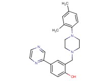 2-{[4-(2,4-dimethylphenyl)-1-piperazinyl]methyl}-4-(2-pyrazinyl)phenol
