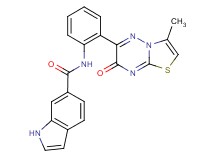 N-[2-(3-methyl-7-oxo-7H-[1,3]thiazolo[3,2-b][1,2,4]triazin-6-yl)phenyl]-1H-indole-6-carboxamide