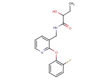 N-{[2-(2-fluorophenoxy)pyridin-3-yl]methyl}-2-hydroxybutanamide