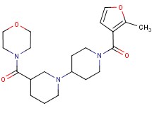 1'-(2-methyl-3-furoyl)-3-(morpholin-4-ylcarbonyl)-1,4'-bipiperidine