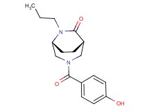 (1S*,5R*)-3-(4-hydroxybenzoyl)-6-propyl-3,6-diazabicyclo[3.2.2]nonan-7-one