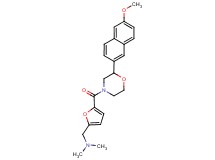 1-(5-{[2-(6-methoxy-2-naphthyl)morpholin-4-yl]carbonyl}-2-furyl)-N,N-dimethylmethanamine