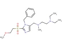 ({1-benzyl-2-[(2-methoxyethyl)sulfonyl]-1H-imidazol-5-yl}methyl)[2-(diethylamino)ethyl]methylamine