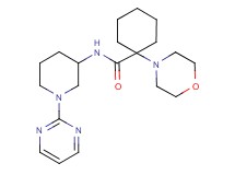1-(4-morpholinyl)-N-[1-(2-pyrimidinyl)-3-piperidinyl]cyclohexanecarboxamide