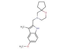 9-[(5-methoxy-3-methyl-1H-indol-2-yl)methyl]-6-oxa-9-azaspiro[4.5]decane