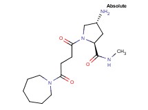 (4R)-4-amino-1-(4-azepan-1-yl-4-oxobutanoyl)-N-methyl-L-prolinamide