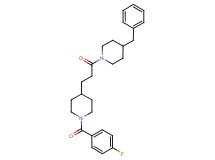 4-benzyl-1-{3-[1-(4-fluorobenzoyl)-4-piperidinyl]propanoyl}piperidine