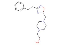 2-(4-{[3-(2-phenylethyl)-1,2,4-oxadiazol-5-yl]methyl}-1-piperazinyl)ethanol